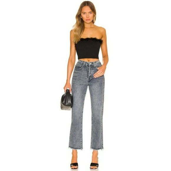 SUPERDOWN Women's Olivia Strapless Top in Black, Size S, MSRP $50 - Picture 8 of 8